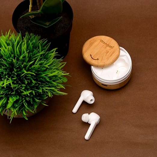 Bamboo Wireless Earbuds-Perfect Corporate Gift